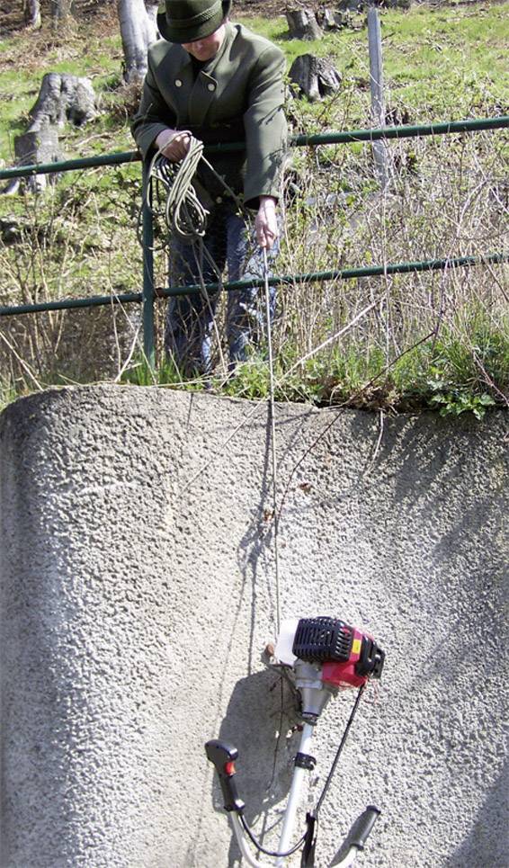 Berger & Schröter 889896 Polypropylenseil (Ø x L) 9mm x 15m Tarn-Schwarz