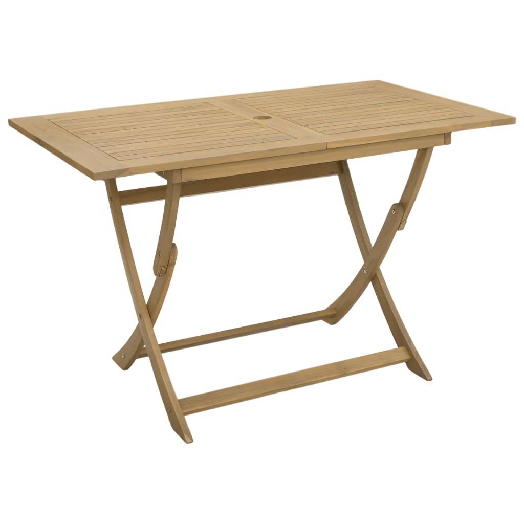 vidaXL Gartentisch Klappbar 120x70x75 cm Massivholz Akazie
