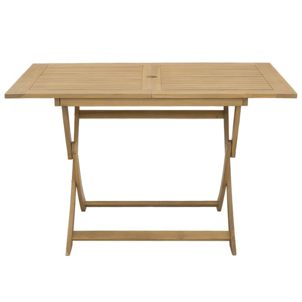 vidaXL Gartentisch Klappbar 120x70x75 cm Massivholz Akazie