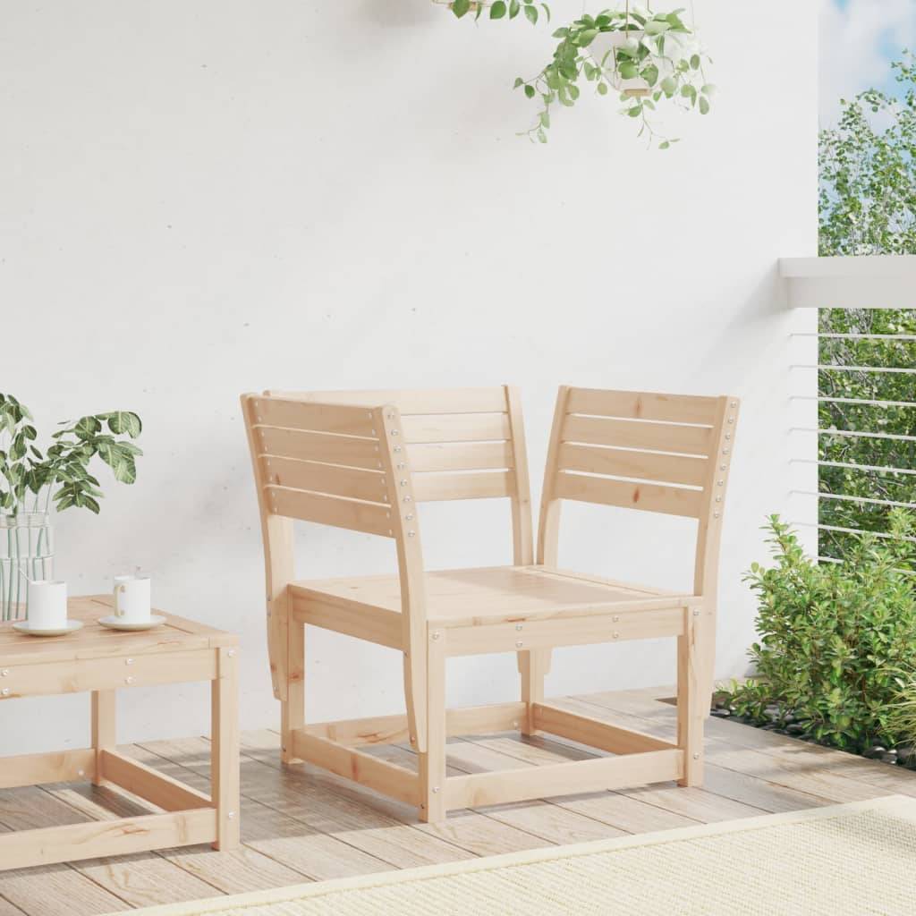 vidaXL Gartenstuhl Massivholz Kiefer