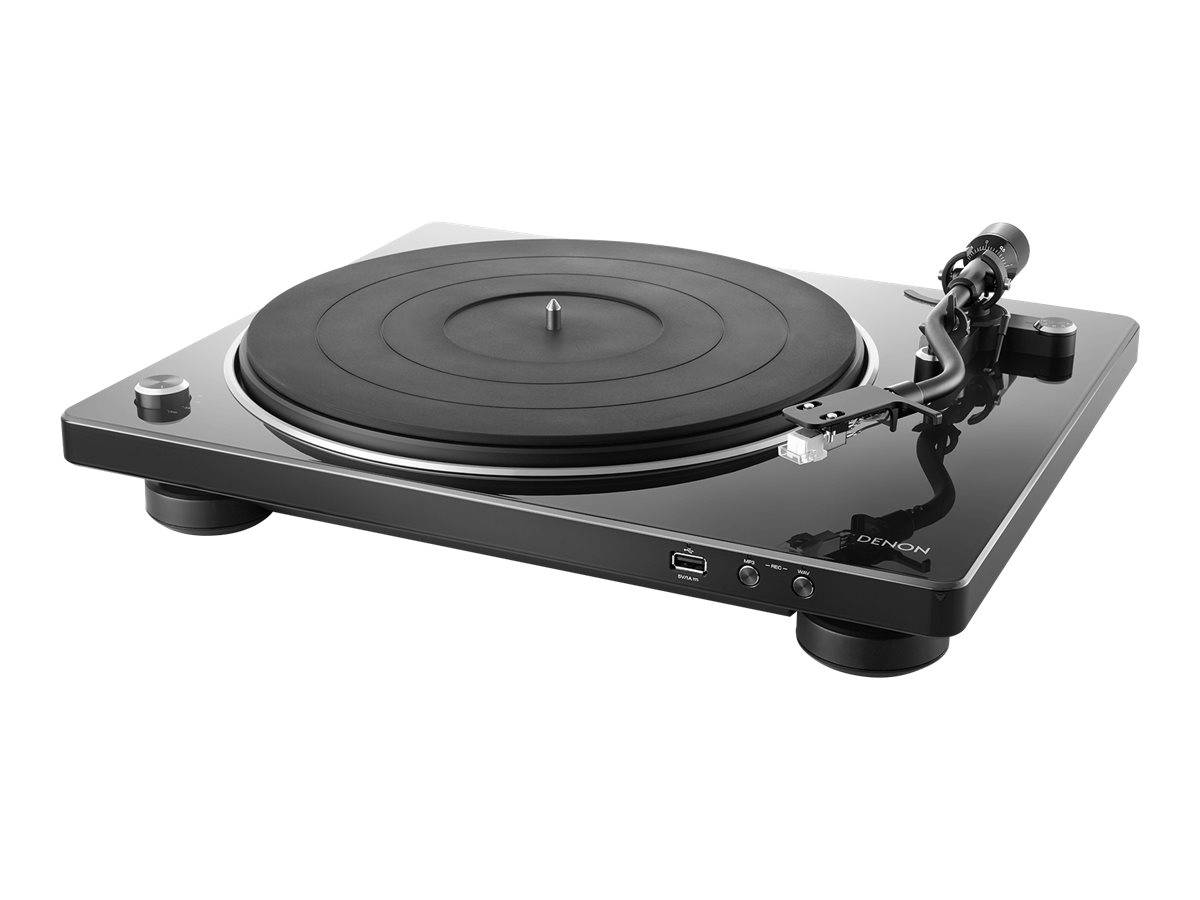 Denon DP450USBBKEM USB-Plattenspieler Riemenantrieb Schwarz