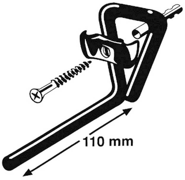 Fischer 078000 Universalhaken UH Metall 1St.