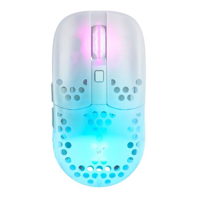Cherry Xtrfy Gaming-Maus MZ1 – entwickelt mit Rocket Jump Ninja, ultraleicht & präzise Wireless Weiß