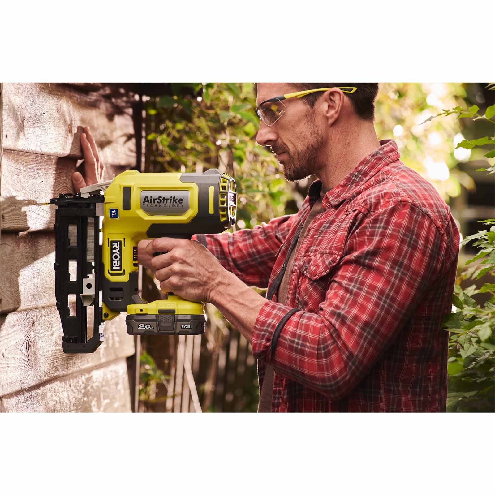 Ryobi Ryob Akku-Nagler R16GN18 ONE+ 18VSchwarz; Grün