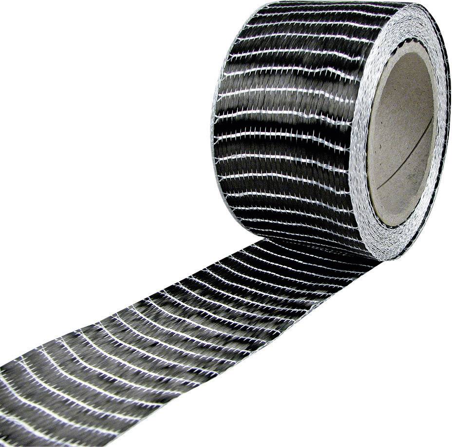 KOHLEFASERBAND 250 G/M2 (50MM BREITE)10M