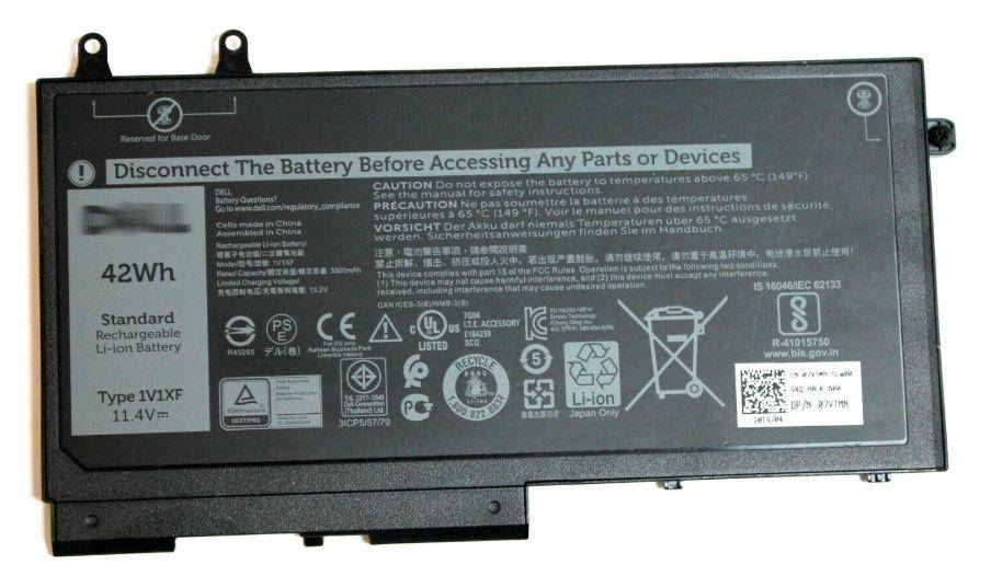 Simplo - Laptop-Batterie - Lithium-Ionen - 3500 mAh - 42 Wh - für Inspiron 7791 2-in-1, Latitude 5400, 5500, Precision 3