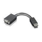 Lenovo DP to VGA video dongle DisplayPort - VGA, 0.2 m, VGA, DisplayPort, Male, Male, 1920 x 1200 WUXGA