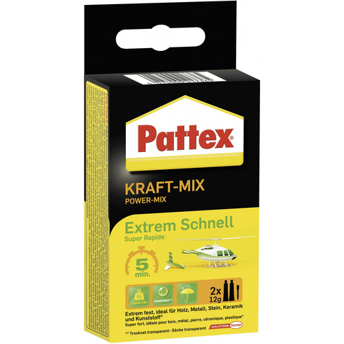 Pattex Kraft Mix Extrem Schnell Zwei-Komponentenkleber PK6ST 24 g
