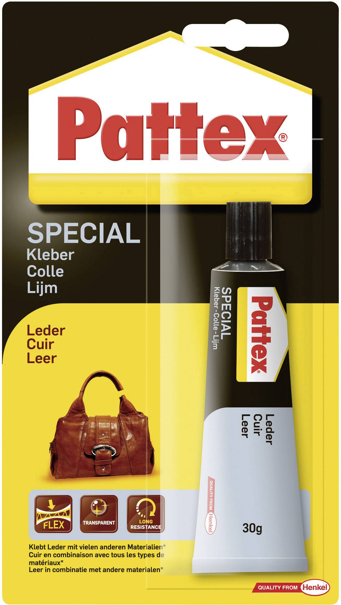 Pattex LEDER Spezialkleber PSL30 Transparent 30 g