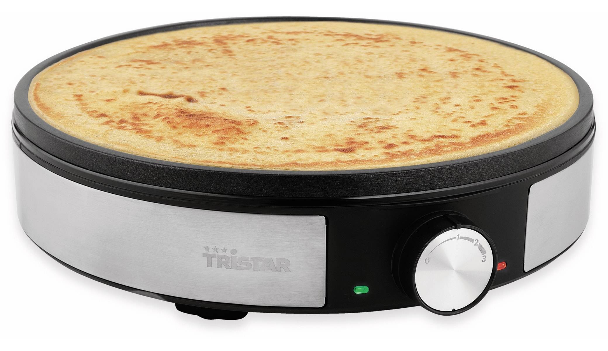 Tristar Crépes Maker Schwarz-Silber
