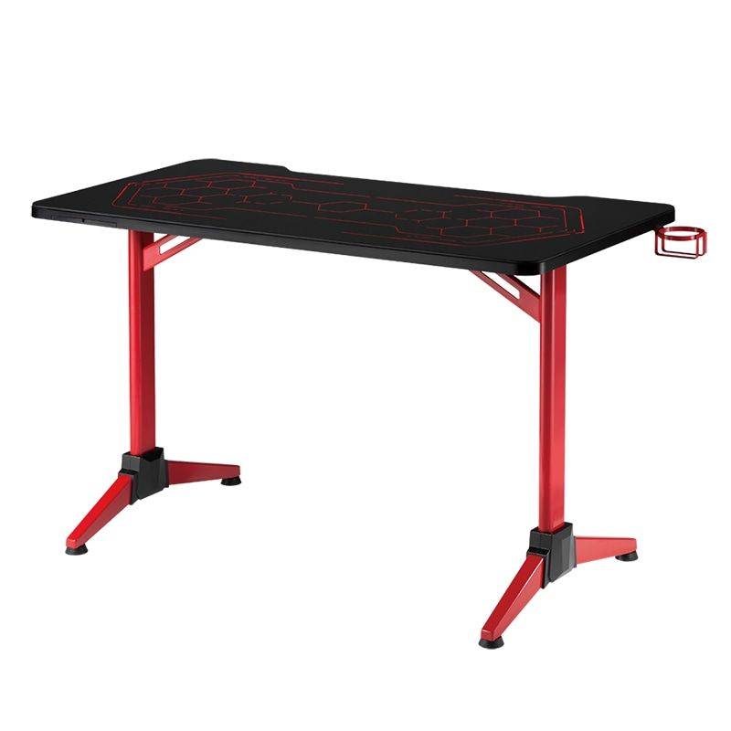 LogiLink Gaming-Schreibtisch mit Geo-Wabenmuster