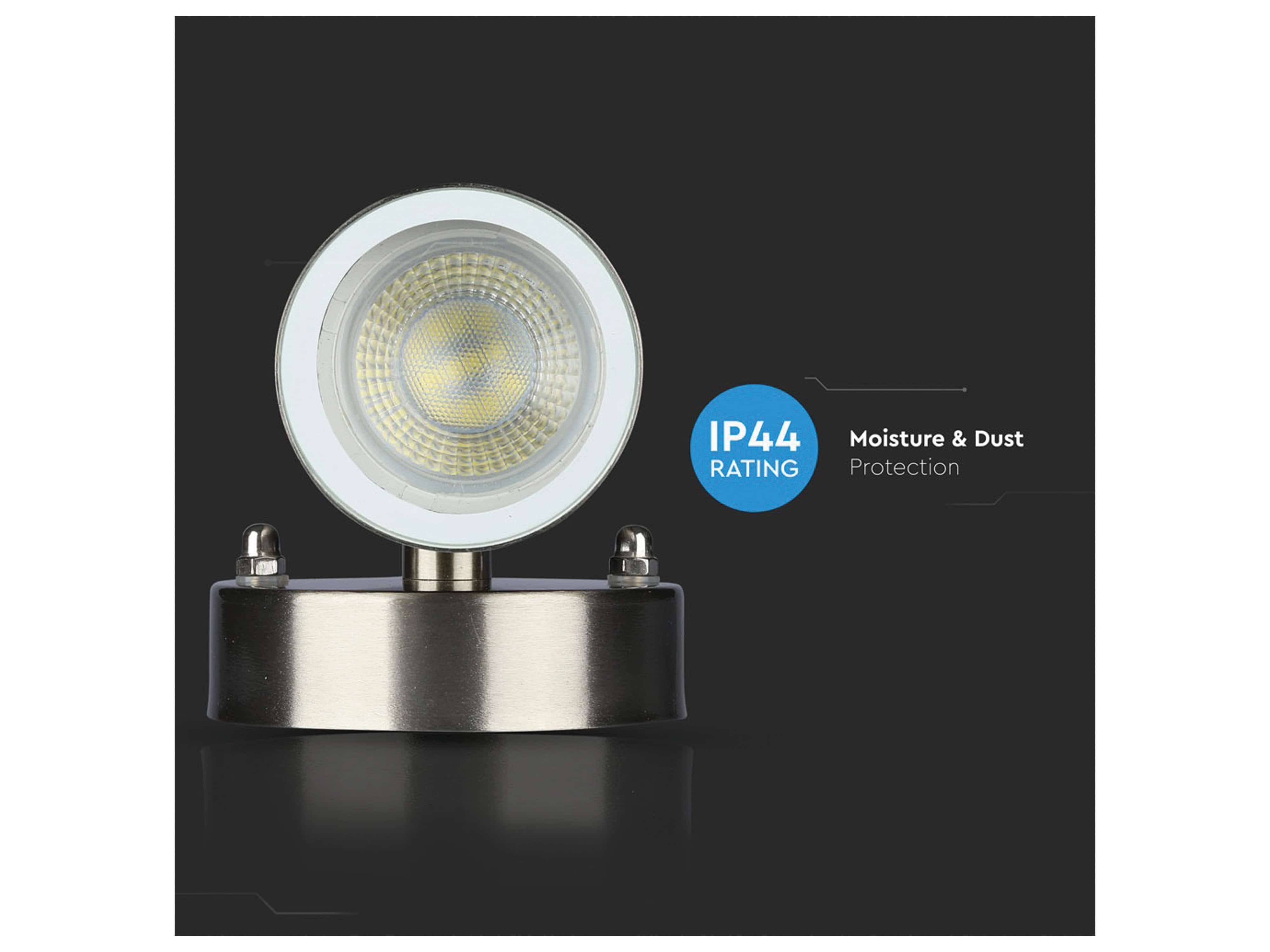 V-TAC VT-7622 VT-7622 es Außenwandleuchte LED GU10 Edelstahl (gebürstet)