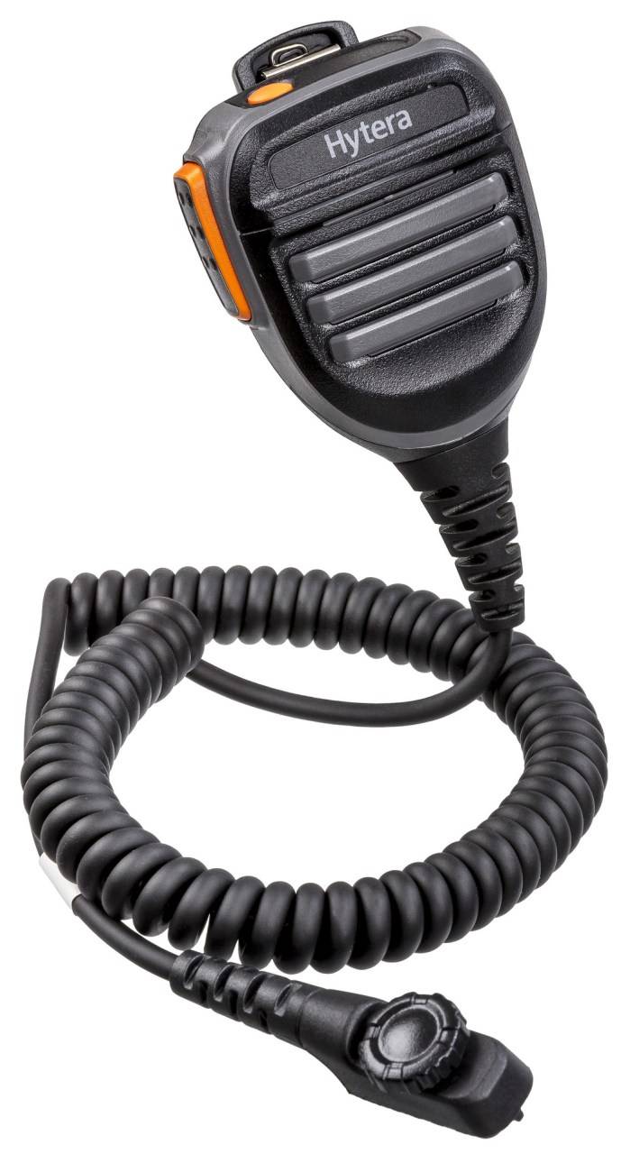 HYTERA Abgesetztes Lautsprechermikrofon mit Notfalltaste ohne Audiosockel IP67 SM26N3 580001050003