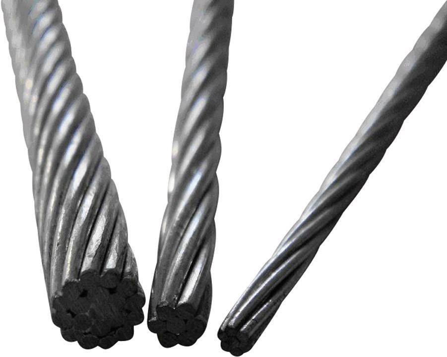 TOOLCRAFT Stahldrahtseil (Ø) 2mm 13211100200 Grau Meterware