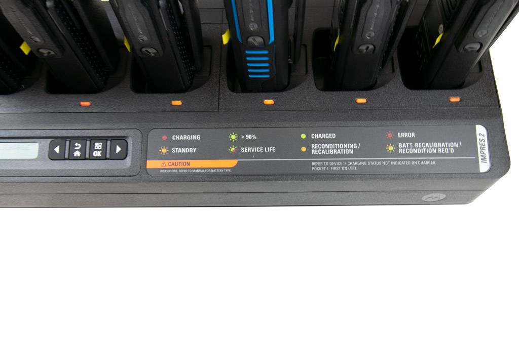 Motorola IMPRES Mehrfach Ladegerät mit 6 Ladeplätzen und Euro Stecker PMPN4289B