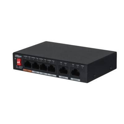 VDA-PFS30064ET60 PoE-Switch Hi-PoE4xPoE-Ports 250m 60W