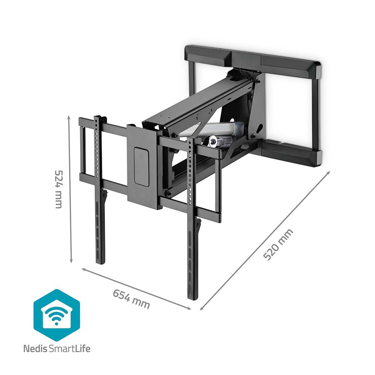 Nedis Motorisierte TV-Wandhalterung | TVWM5880BK | Schwarz