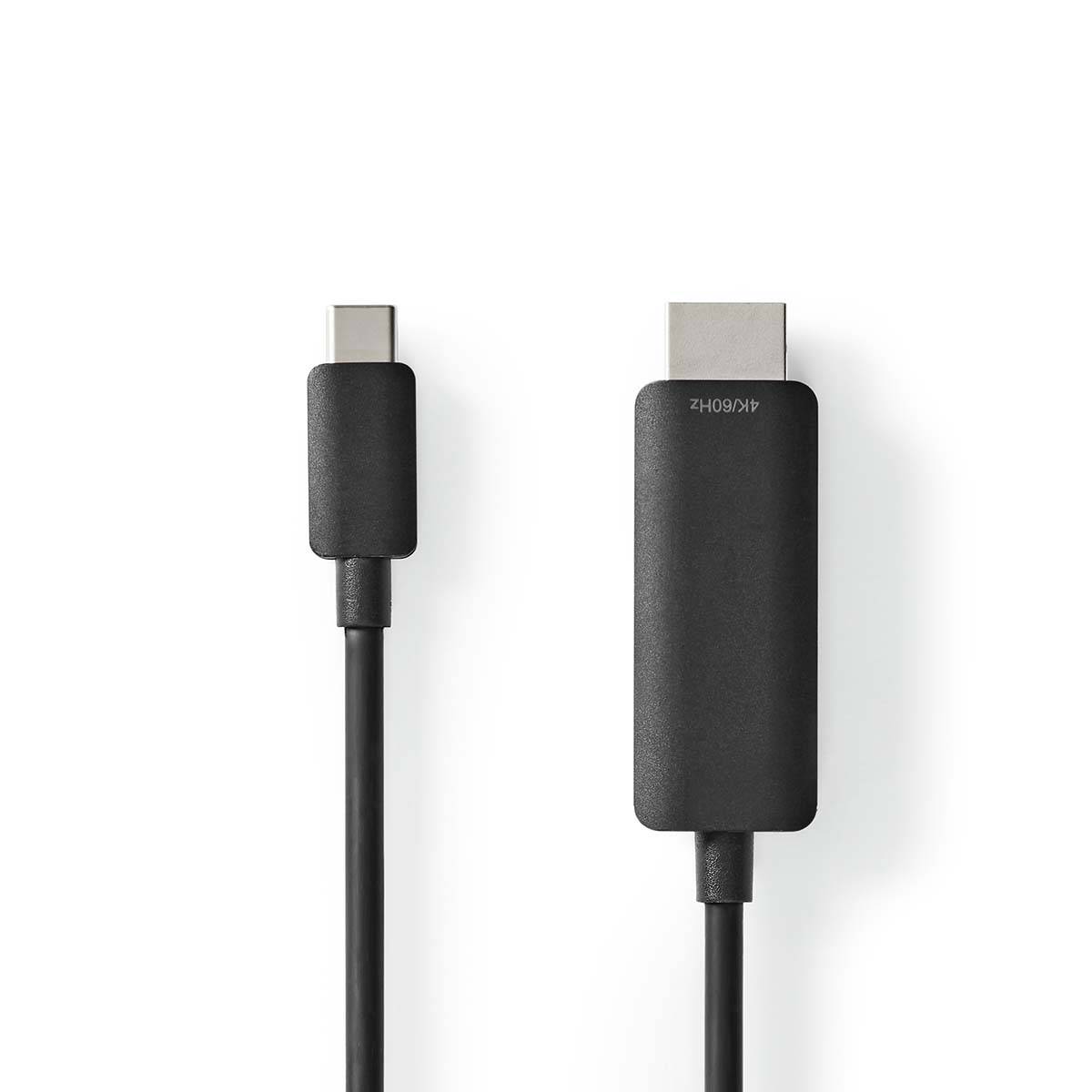 Nedis USB-C Adapter | CCGL64655BK10 | Schwarz