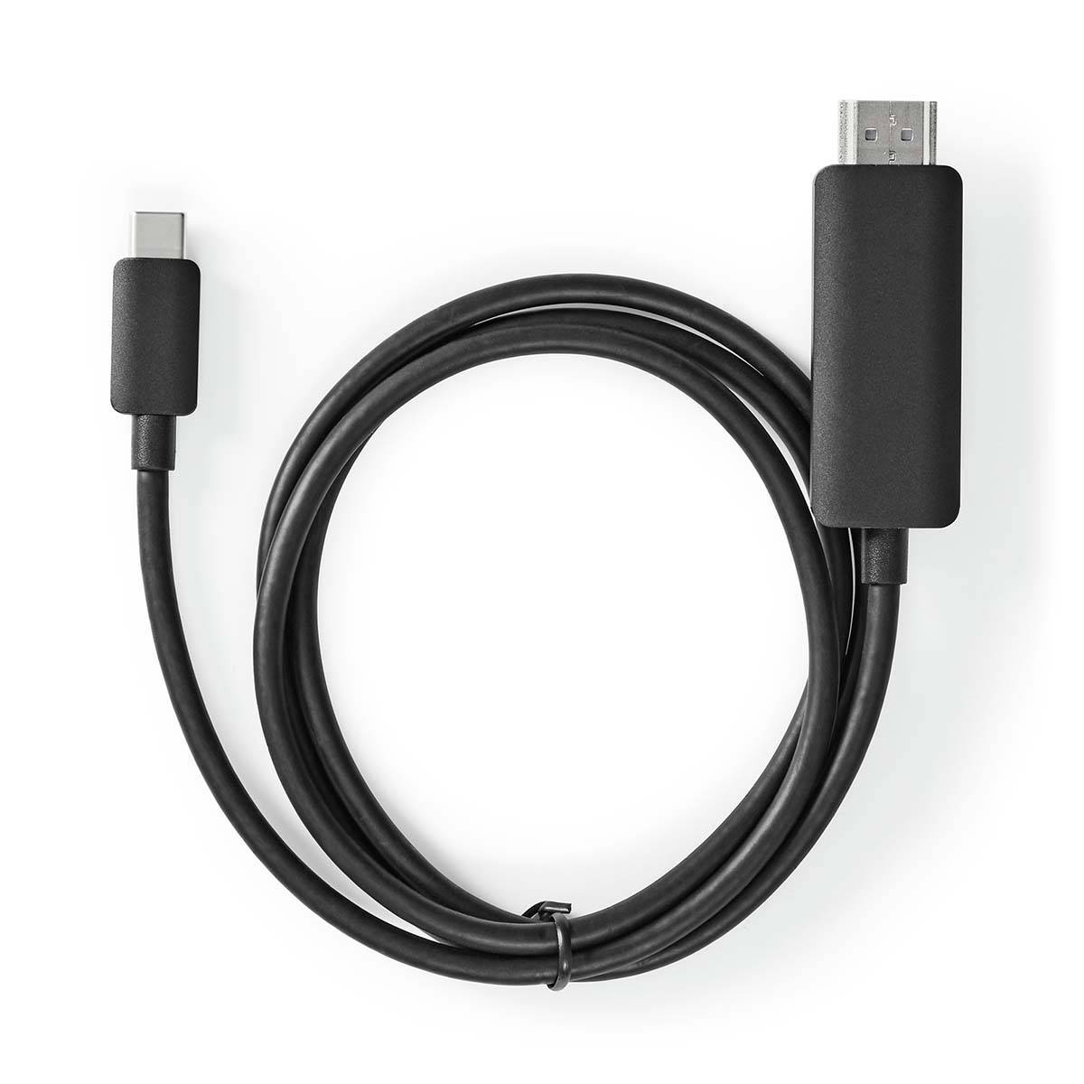 Nedis USB-C Adapter | CCGL64655BK10 | Schwarz