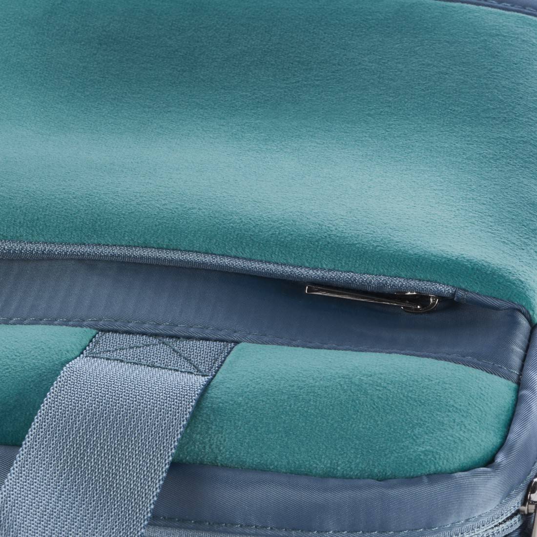 hama 00217260 Laptop-Tasche "Velvet" von 40 - 41 cm (15.6" - 16.2"), Petrol