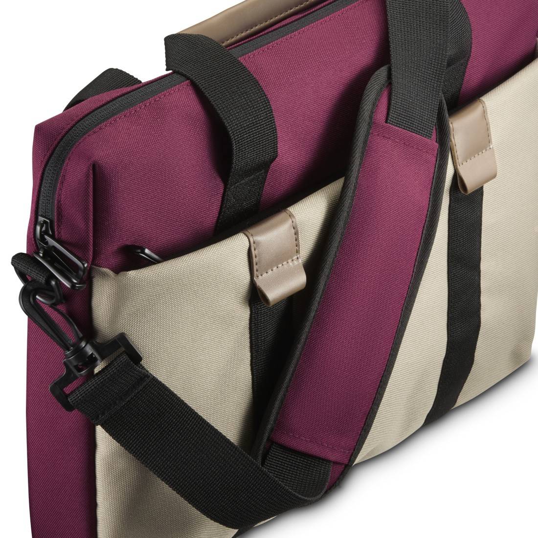 hama 00222059 Laptop-Tasche "Silvan", nachhaltig, von 34 - 36 cm (13,3"-14,1"), Bordeaux