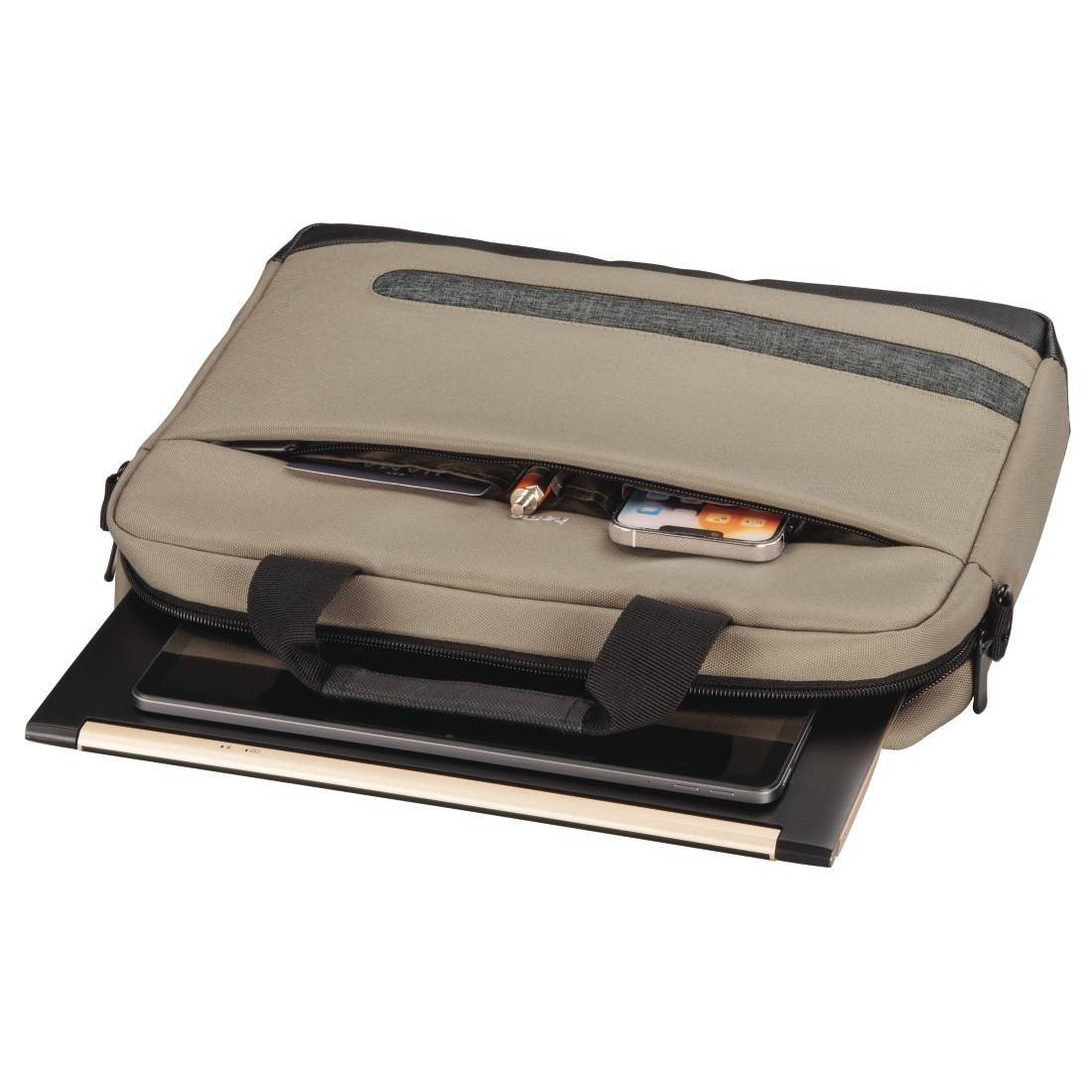 hama 00217264 Laptop-Tasche "Terra", bis 41 cm (16,2"), Natur