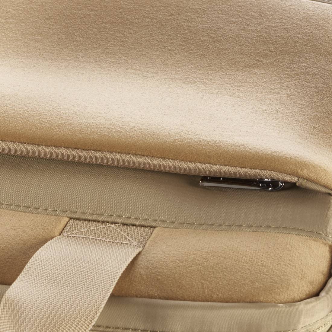 hama 00217261 Laptop-Tasche "Velvet" von 40 - 41 cm (15.6" - 16.2"), Sand