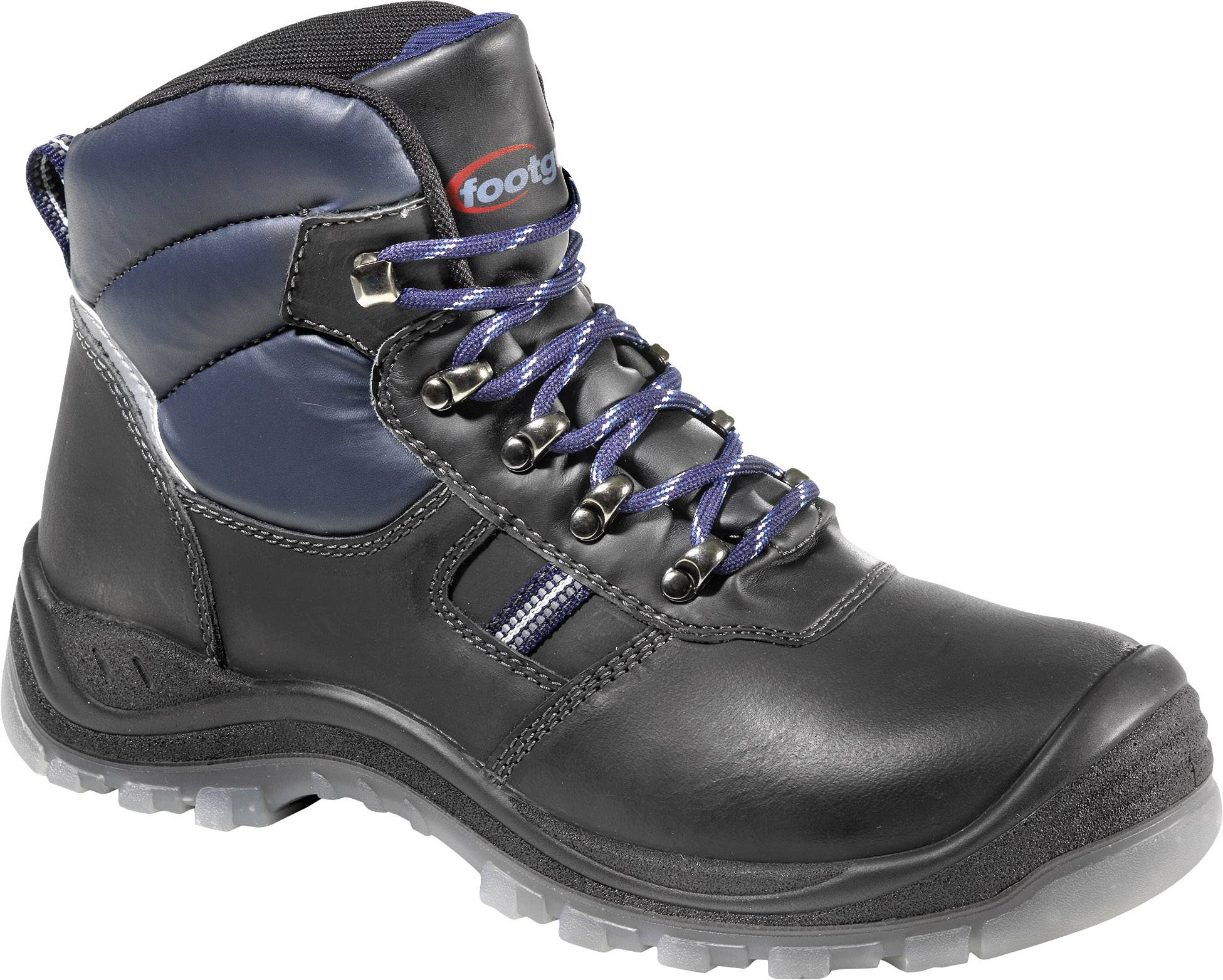 Footguard 631860 Sicherheitsstiefel S3 Schuhgröße (EU): 43 Schwarz, Blau 1 Paar