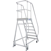 Krause 820174 Aluminium Podestleiter fahrbar Arbeitshöhe (max.): 3.65 m Silber DIN EN 131, BGI 637, BGI 694, BGV-D 36 51.4 kg Krause 820174 Aluminium Podestleiter fahrbar Arbeitshöhe (max.): 3.65 m Silber DIN EN 131, BGI 637, BGI 694, BGV-D 36 51.4 kg