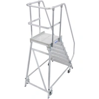 Krause 820174 Aluminium Podestleiter fahrbar Arbeitshöhe (max.): 3.65 m Silber DIN EN 131, BGI 637, BGI 694, BGV-D 36 51.4 kg Krause 820174 Aluminium Podestleiter fahrbar Arbeitshöhe (max.): 3.65 m Silber DIN EN 131, BGI 637, BGI 694, BGV-D 36 51.4 kg