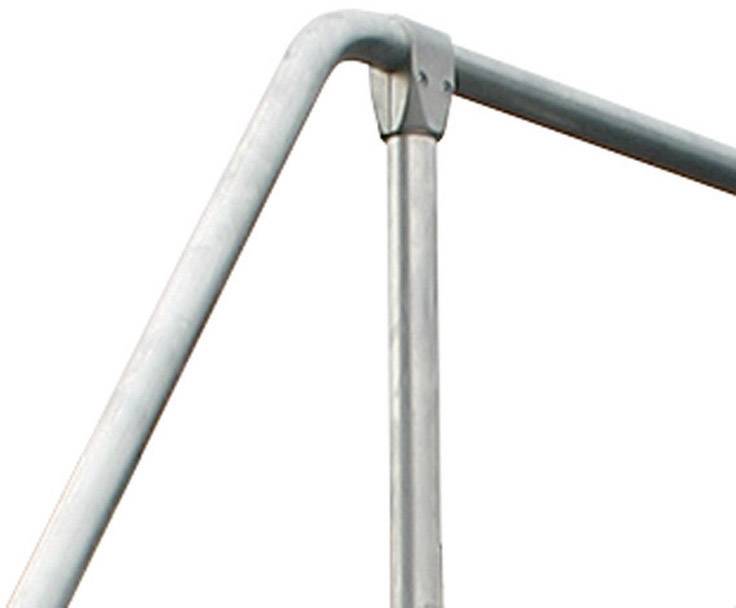 Krause 820181 Aluminium Podestleiter fahrbar Arbeitshöhe (max.): 3.90 m Silber DIN EN 131, BGI 637, BGI 694, BGV-D 36 62.8 kg