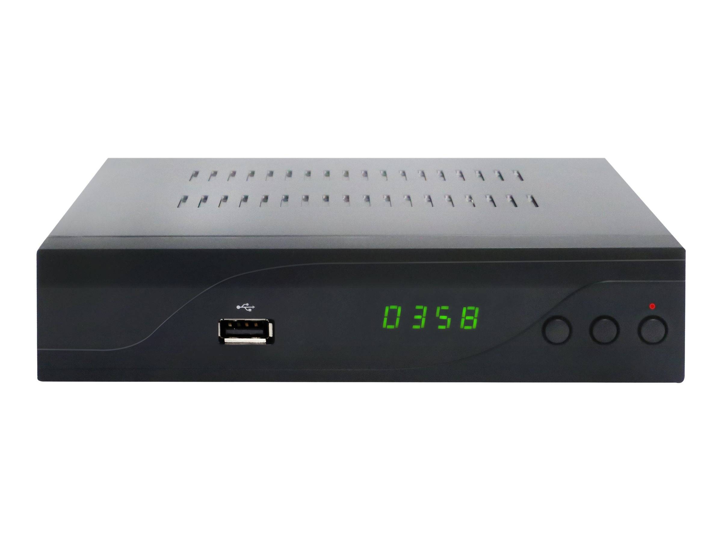 Denver DVBC-120 - MPEG-4 DVB-C TV-Tuner, PVR-Funktion, HDMI & Scart, Full-HD 1080p, USB-Mediaplayer, 230V, Kabelreceiver