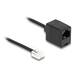 Delock Telefonkabel RJ11 Stecker zu RJ45 Buchse schwarz 5 m