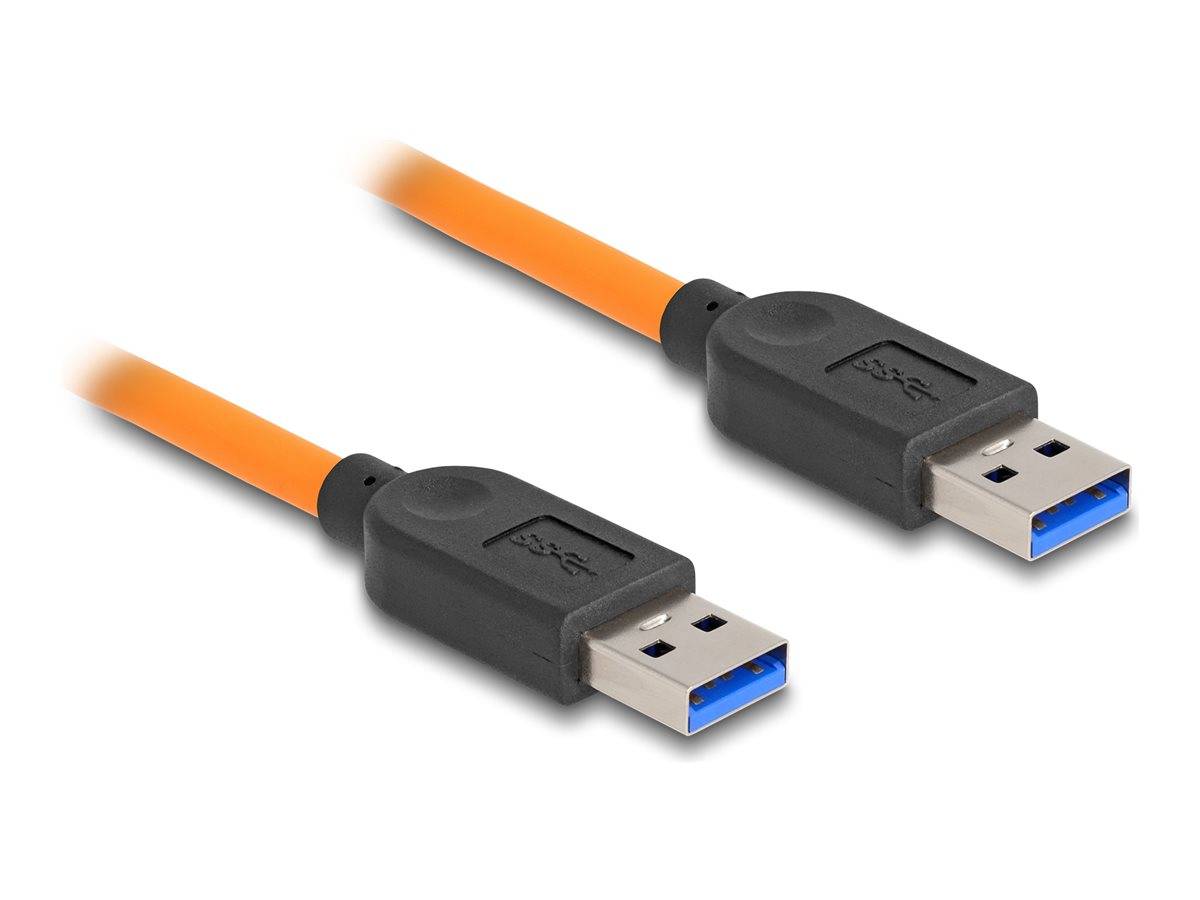 Delock USB 3.0 Kabel A Stecker auf Tethered Shooting 1 m Digital/Daten 1 m Schwarz