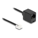 Delock Telefonkabel RJ11 Stecker zu RJ45 Buchse schwarz 10 m Delock Telefonkabel RJ11 Stecker zu RJ45 Buchse schwarz 10 m