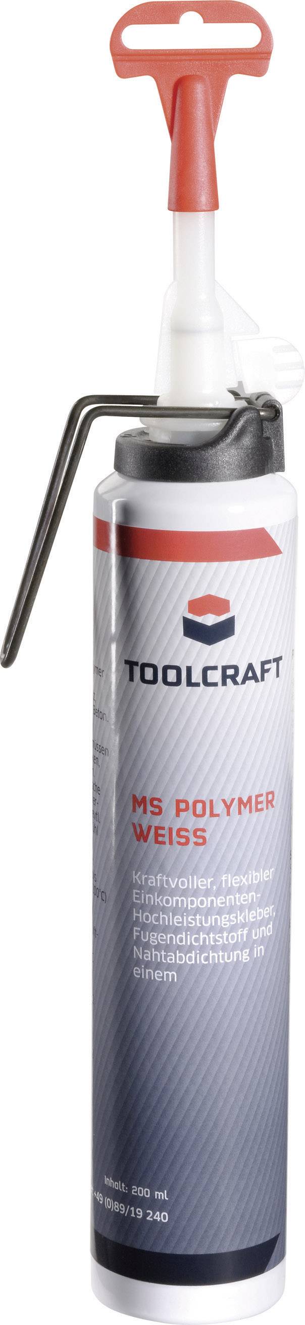 TOOLCRAFT MS POLYMER Klebe- und Dichtmasse Herstellerfarbe Weiß MSP.K200W 200 ml