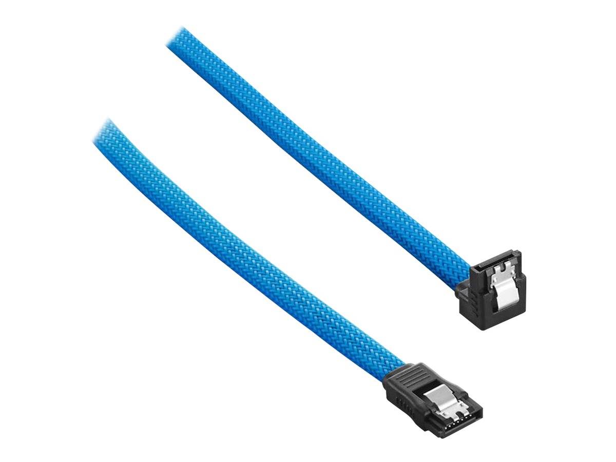 ModMesh Right Angle SATA 3 Cable 60cm - hellblau - Kabel - Digital/Daten (CM-CAB-RSAT-N60KLB-R)