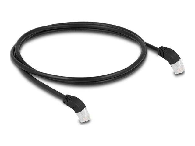 Patch-Kabel - RJ-45 (M) gewinkelt zu RJ-45 (M)