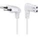 Goobay Powerkabel vinkel 8-talsstik 1.5m Hvid - Kabel - Strom/Netzteil1,5 m -