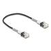 Delock RJ45 Netzwerkkabel mit doppeltem Knickschutz Cat.6A UTP