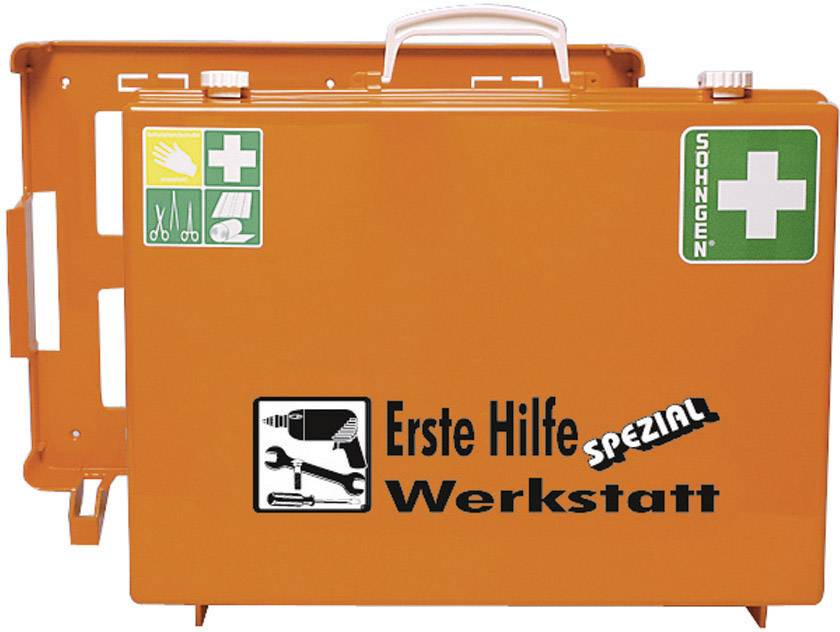 Söhngen 0390211 Erste Hilfe Koffer Ö-Norm Z 1020-1 400 x 300 x 150 Orange
