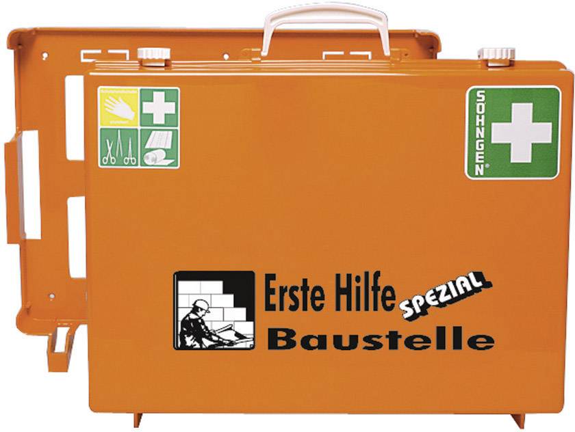 Söhngen 0390201 Erste Hilfe Koffer Ö-Norm Z 1020-1 400 x 300 x 150 Orange