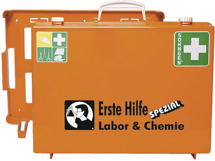 Erste-Hilfe-Koffer Spezial MT-CD Österreich-Norm Erweit. Labor & Chemie orange