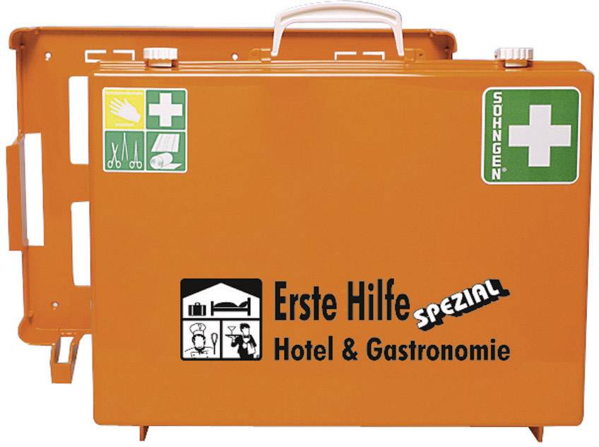 Söhngen 0390203 Erste Hilfe Koffer Ö-Norm Z 1020-1 400 x 300 x 150 Orange
