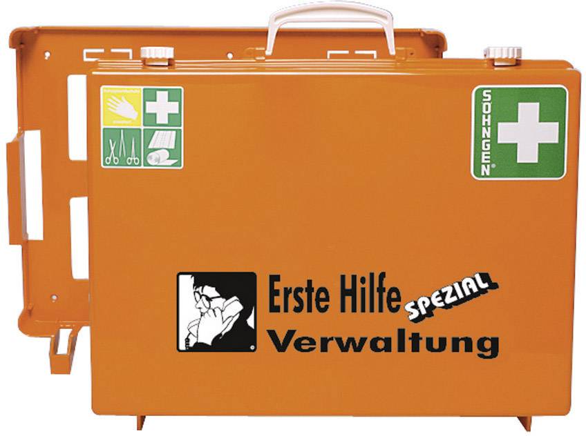 Söhngen 0390210 Erste Hilfe Koffer Ö-Norm Z 1020-1 400 x 300 x 150 Orange