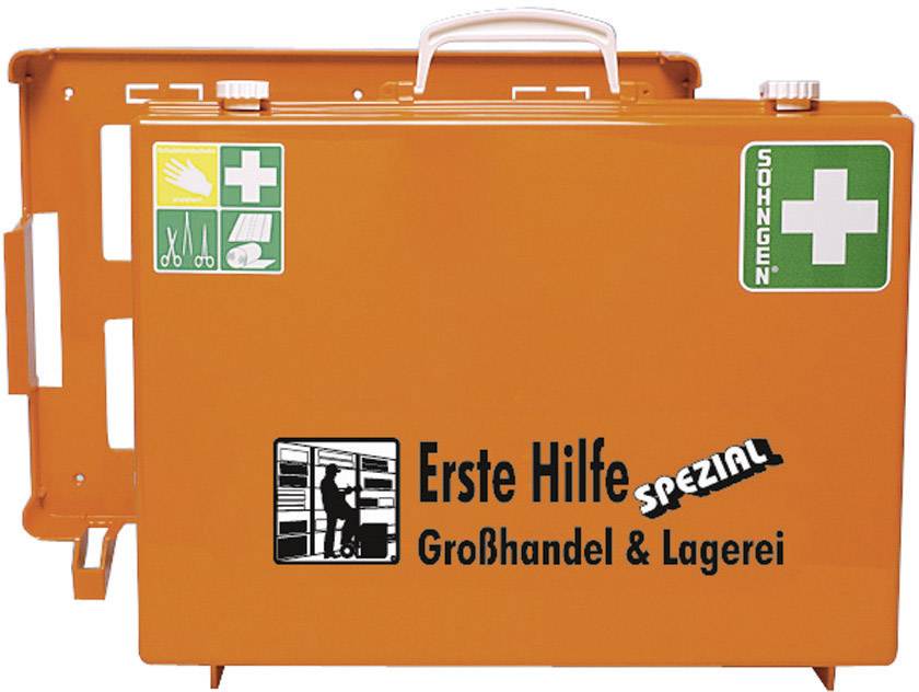 Söhngen 0390227 Erste Hilfe Koffer Ö-Norm Z 1020-1 400 x 300 x 150 Orange