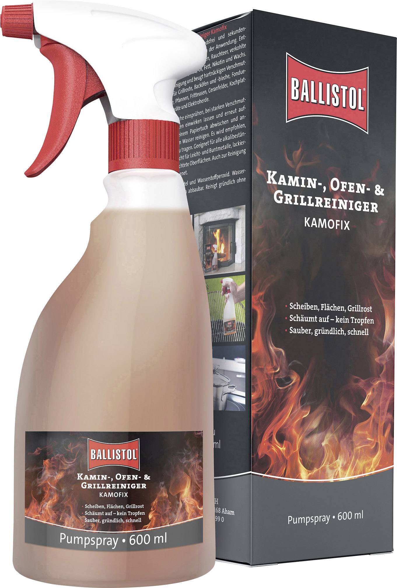 Ballistol KAMOFIX 25401 Kaminreiniger 600ml