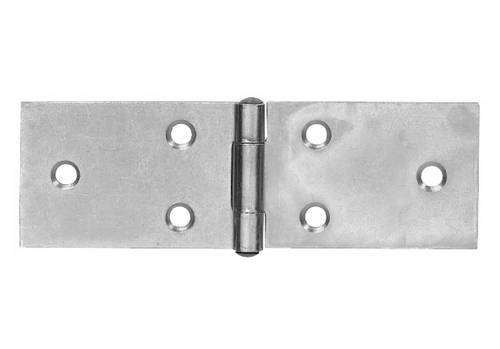 TOOLCRAFT Breite Scharniere 100mm Stahl, blau verzinkt. 1St.