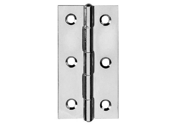 TOOLCRAFT Schmale Scharniere 40mm Stahl, blau verzinkt. 1St.