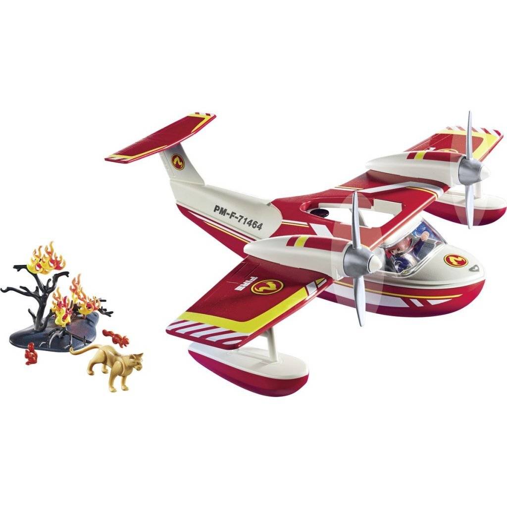 Playmobil Action Heroes Brandweervliegtuig met Blusfunctie 71463